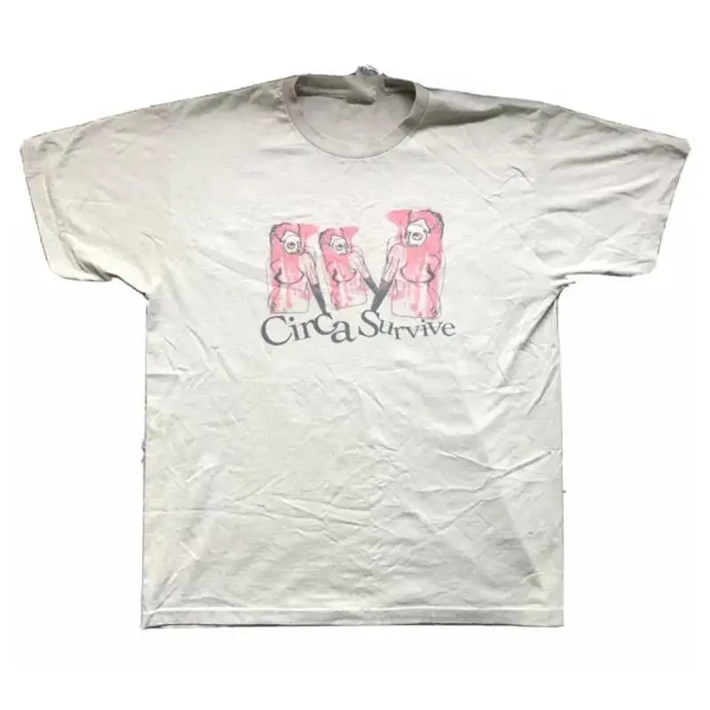 Heavy Equipment Operator Shirts - เสื้อยืดผ้าฝ้ายสีขาวพิมพ์ลายวงวงดนตรี Circa Survive ไซส์ S 5Xl