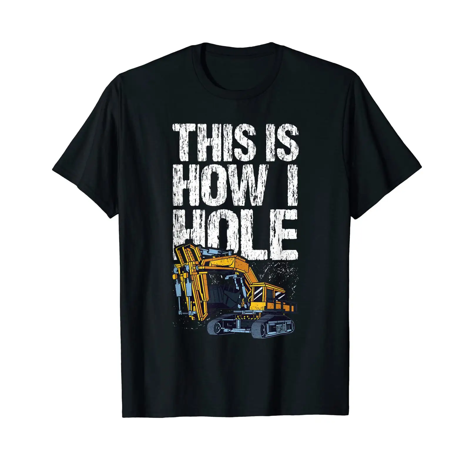 Heavy Equipment Operator Shirts - เสื้อยืดลายคนขับรถขุดดิน เครื่องจักรหนัก สไตล์วินเทจ ผ้าซักแล้ว ใส่สบาย ระบายอากาศได้ดี