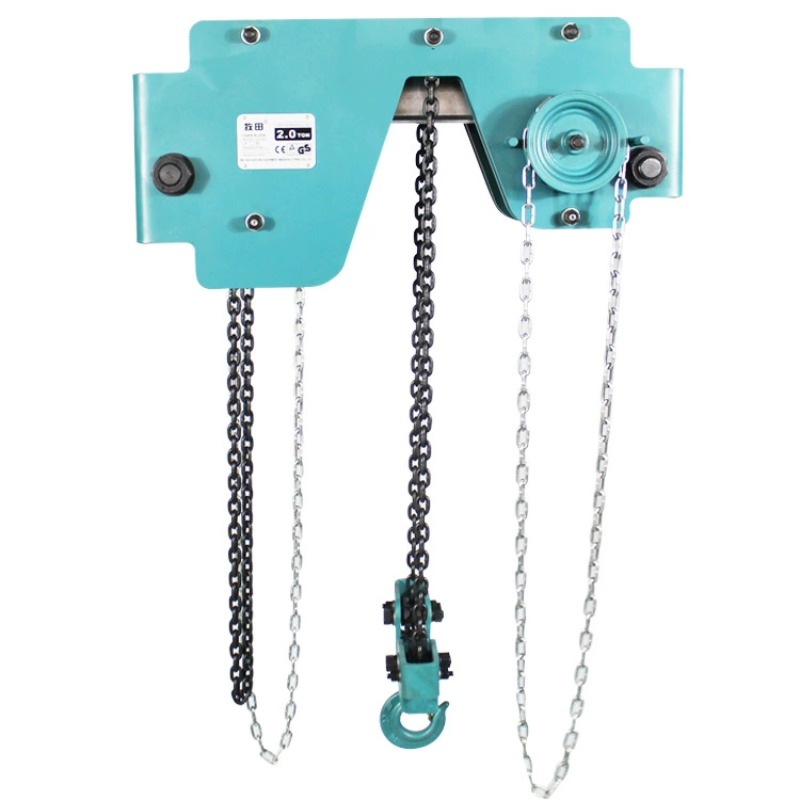 Heavy Equipment Lift - รอกโซ่ยกแบบมือหมุน 2 สายโซ่ แบบ Low Headroom