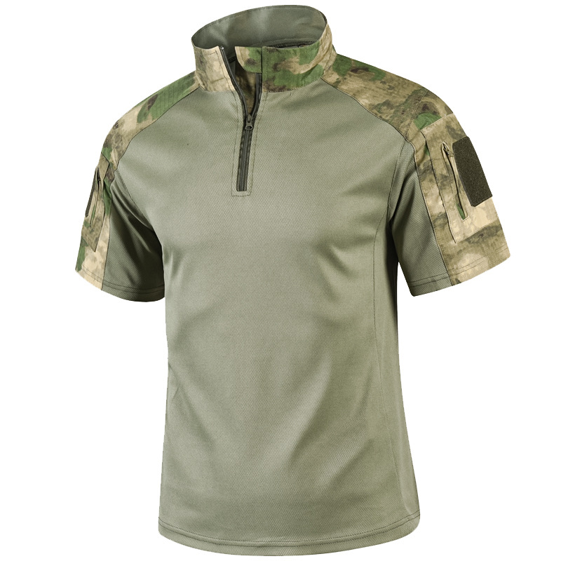 Heavy Equipment Operator Shirts - Combat Uniform เสื้อ Camouflage อเมริกันเอเชียขนาดกีฬา Top