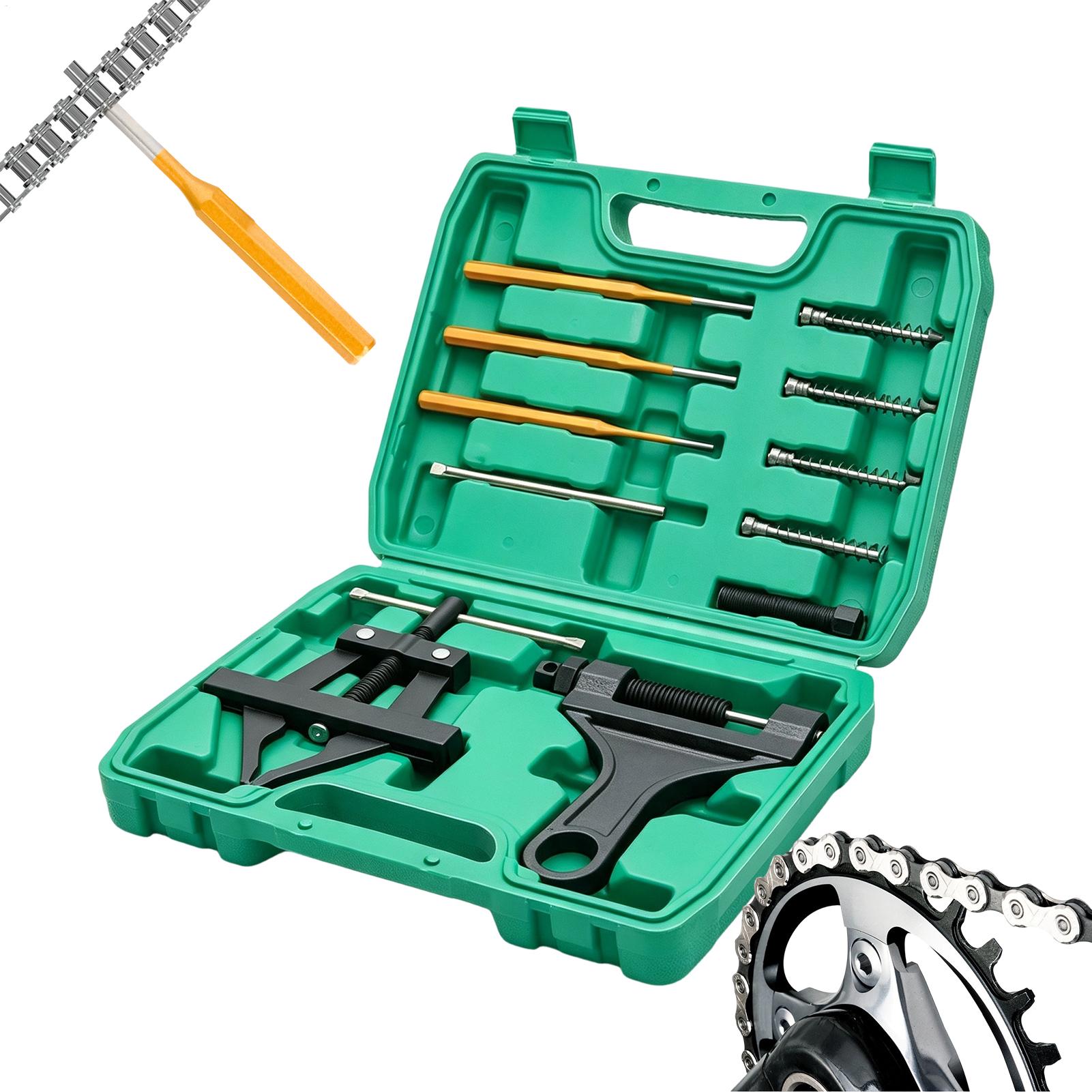 Heavy Equipment Breaker - เครื่องมือถอดโซ่รถจักรยานยนต์แบบแม่นยำ ทนทาน ป้องกันการลื่นไถล สำหรับโซ่ลูกกลิ้งขนาด 60-200 เหมาะสำหรับช่างเครื่องและผู้ที่ชื่นชอบการซ่อมรถจักรยานยนต์