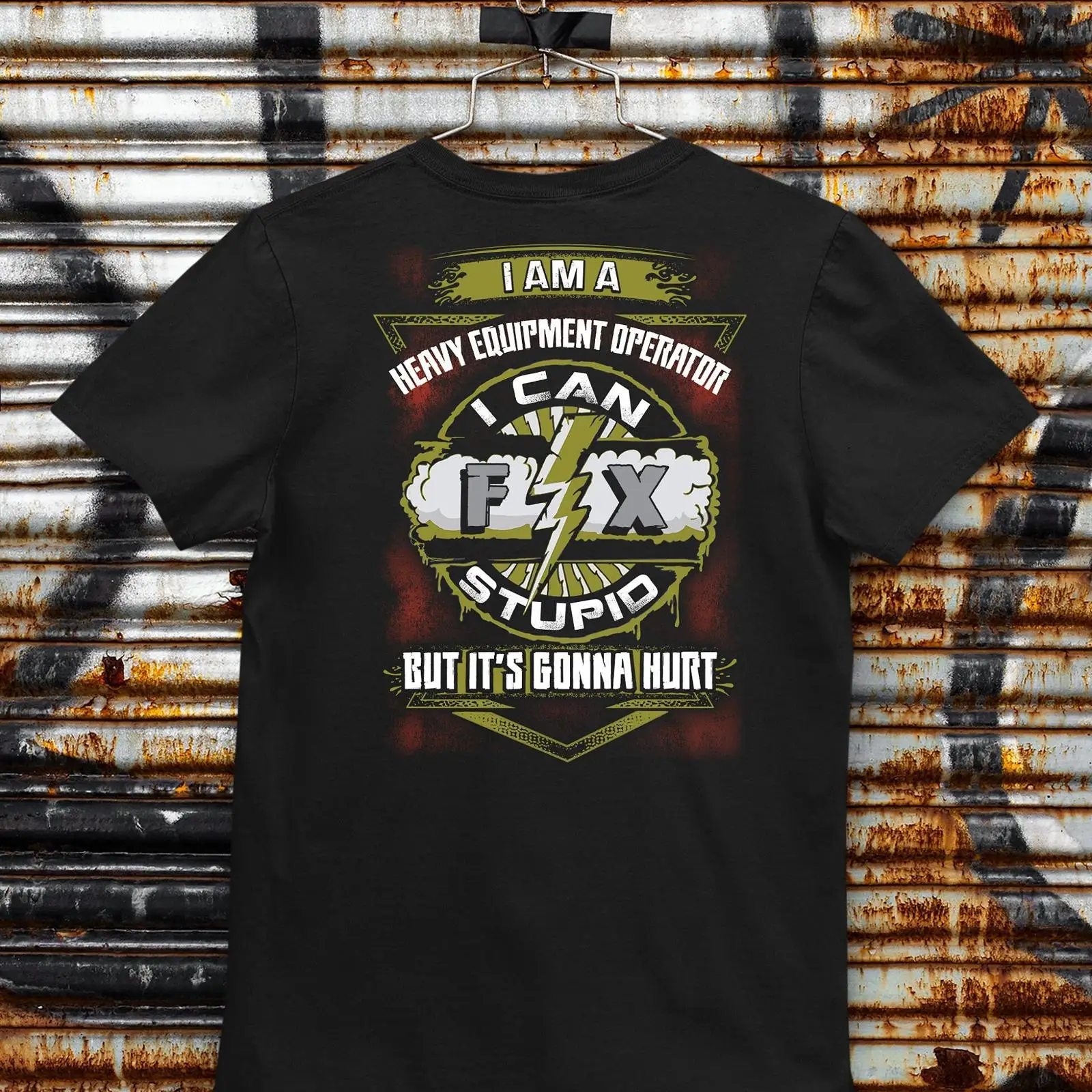 Heavy Equipment Operator Shirts - ฉันเป็นคนขับเครื่องจักรกลหนัก ฉันสามารถแก้ไขได้ คำขวัญตลกๆ แบบไม่จริงจริง เสื้อยืดลำลองสไตล์วินเทจ ลุคสบายๆ