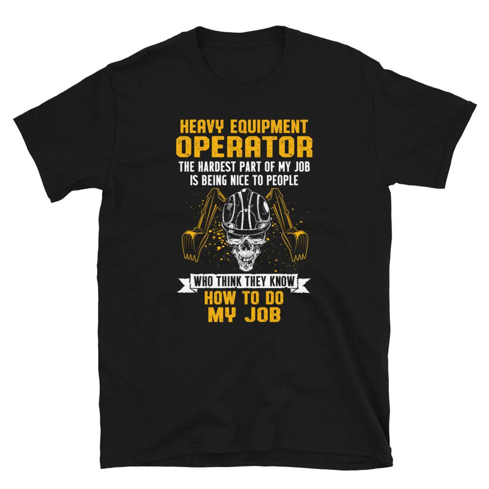 Heavy Equipment Operator Shirts - เสื้อยืดพนักงานควบคุมเครื่องจักรหนัก ลายกราฟิกสตรีทแวร์ สไตล์วินเทจ ผ้าซักแล้ว ยืดหยุ่น ระบายอากาศได้ดี