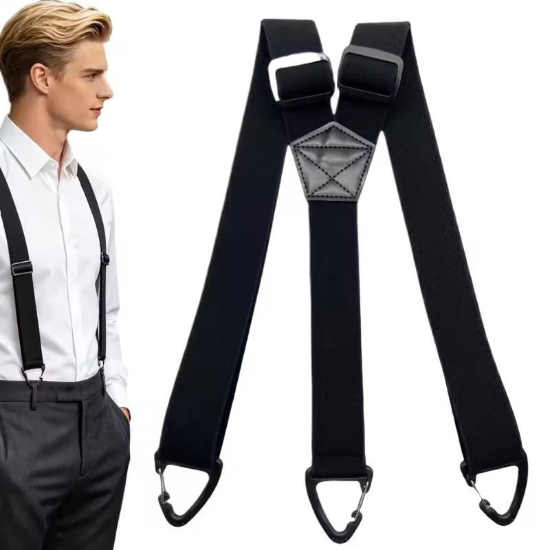Heavy Equipment Operator Shirts - สายรัดเอวแบบซ่อนสำหรับผู้ชาย ทนทาน เหมาะสำหรับงานหนัก สวมใส่ใต้เสื้อผ้า ดีไซน์รูปตัว Y