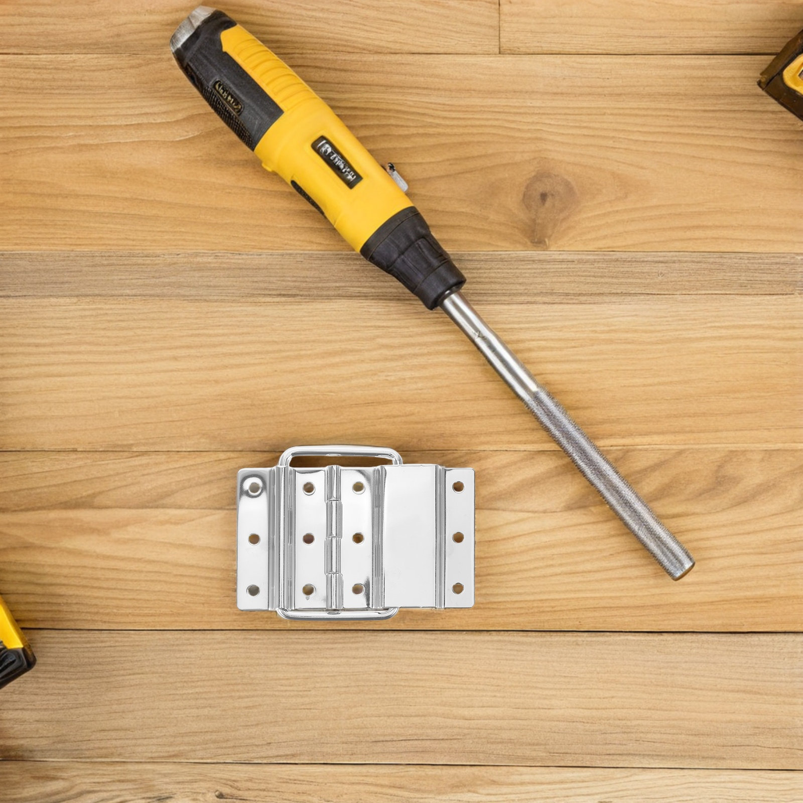Heavy Equipment Lift - บานพับแบบพับได้ 4 ชิ้น สำหรับกล่องไม้ กล่องอุปกรณ์ กล่องเครื่องมือ