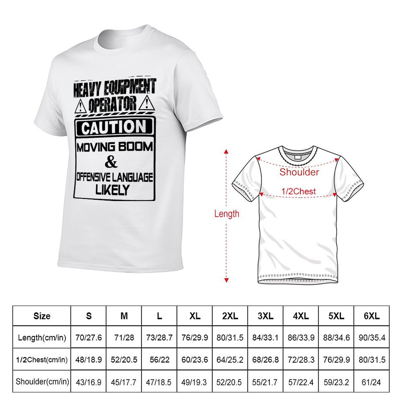 เสื้อยืดลายกราฟิกเวกเตอร์สำหรั - Heavy Equipment Operator Shirts บทวิจารณ์และราคา