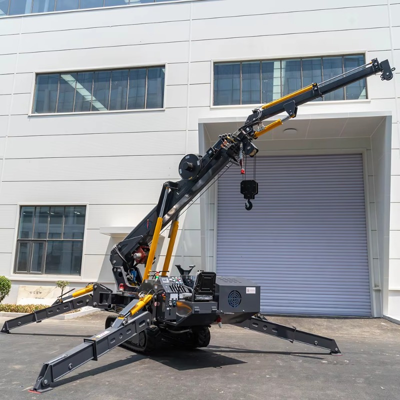 รถเครนขนาดเล็กแบบไฮดรอลิกไฟฟ้า - Heavy Equipment Lift บทวิจารณ์และราคา