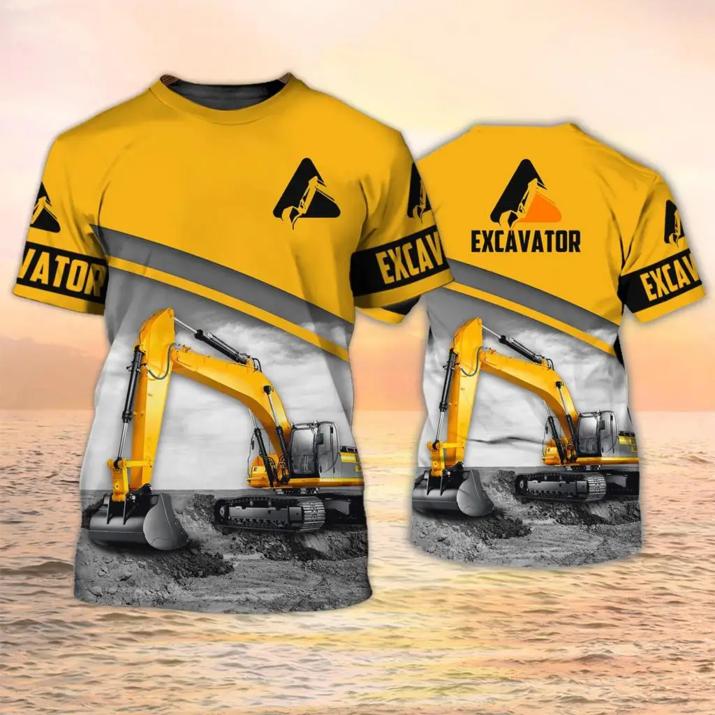 เสื้อยืดลายรถขุด เครื่องจักรกล - Heavy Equipment Operator Shirts บทวิจารณ์และราคา