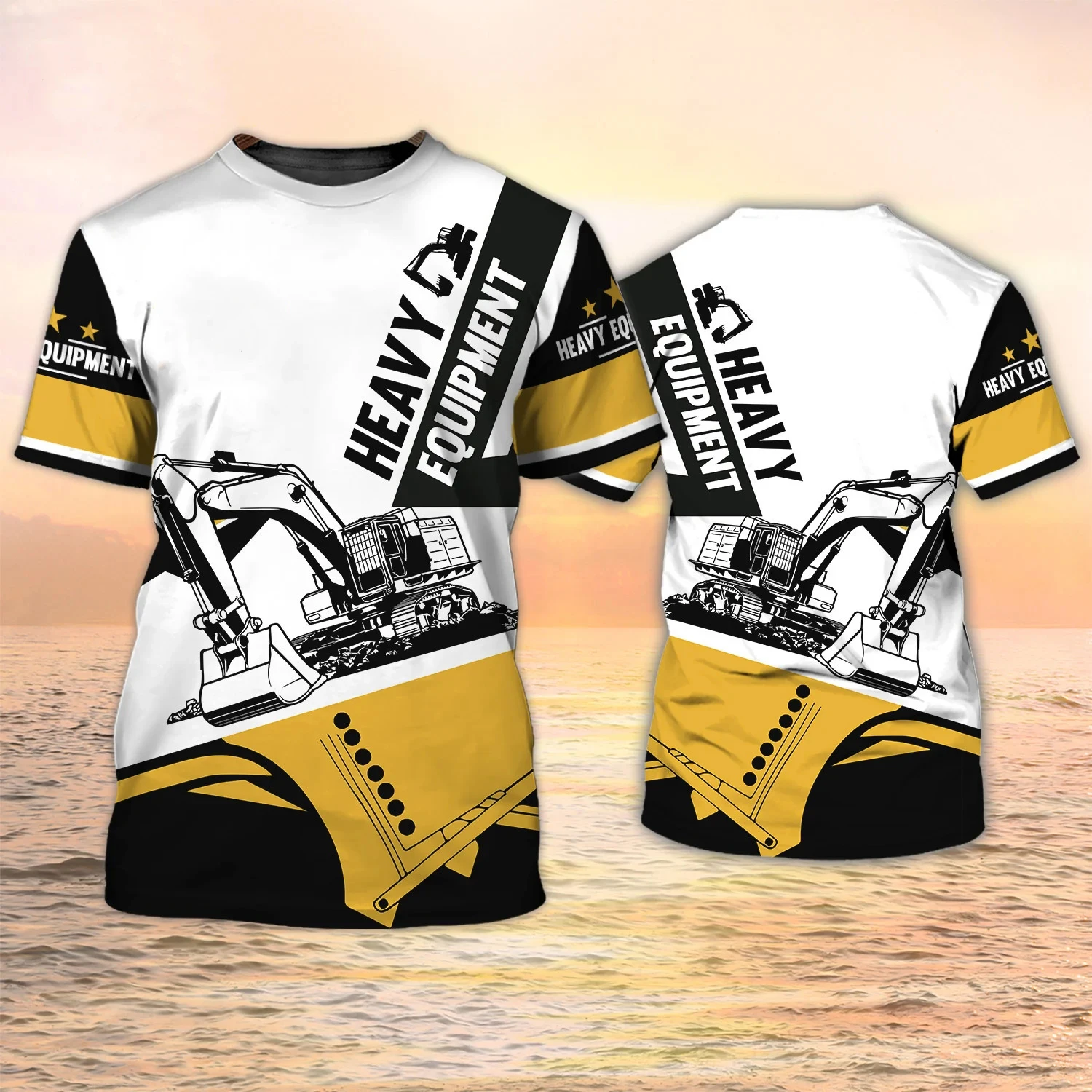 เสื้อยืดลายรถขุด เครื่องจักรกล - Heavy Equipment Operator Shirts บทวิจารณ์และราคา