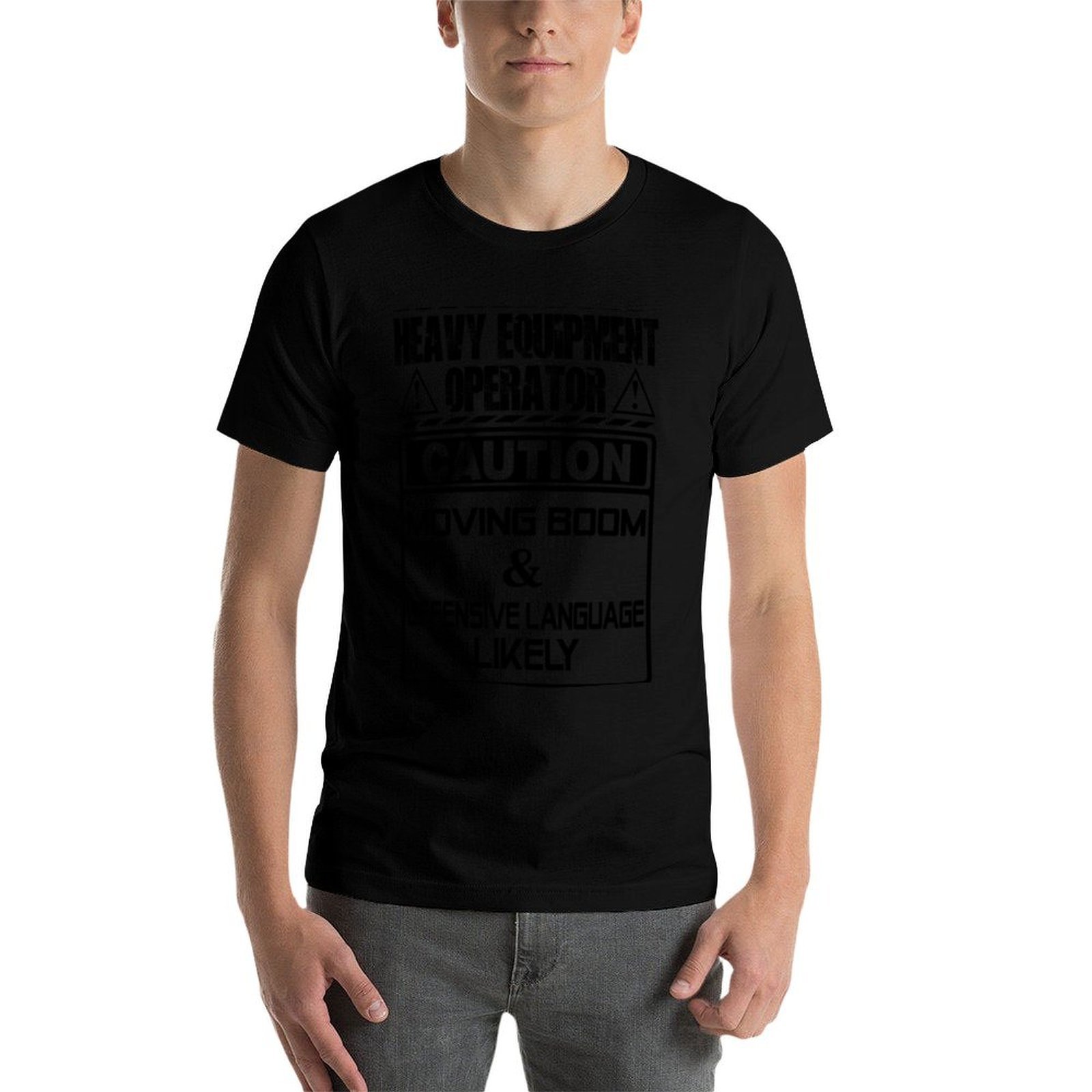 เสื้อยืดลายพิมพ์สไตล์เรโทรลายพ - Heavy Equipment Operator Shirts บทวิจารณ์และราคา