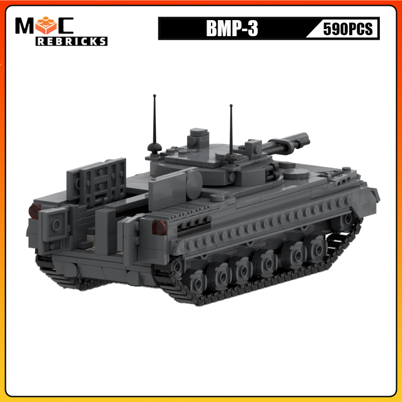 WW II กองทัพทหารอุปกรณ์ BMP-3  - Heavy Equipment Armor บทวิจารณ์และราคา